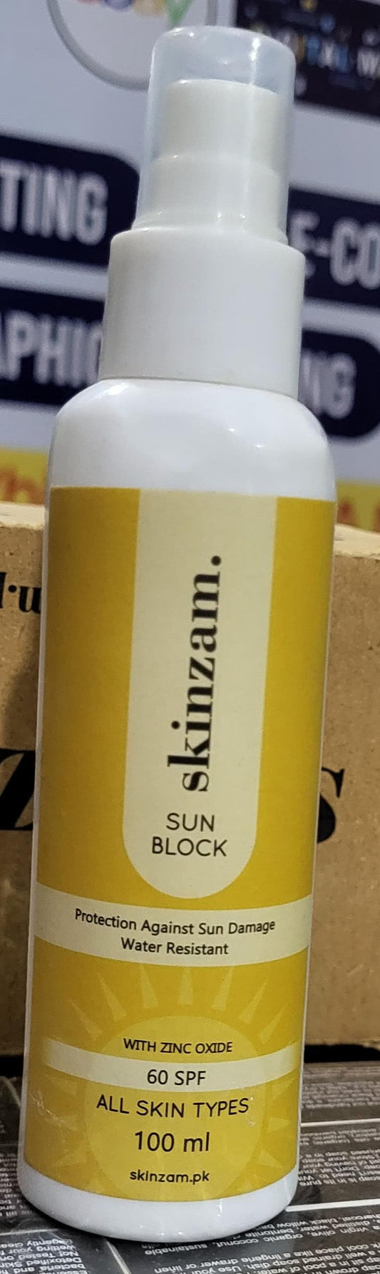 "Skinzam Sun Block – Ultimate Protection for Your Skin"